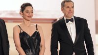 Марион Котияр и Гийом Кане доведоха сина си Марсел на парижката премиера на последния си филм