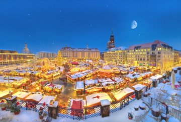 Коледен пазар в Дрезден; Снимка: adelto.co.uk