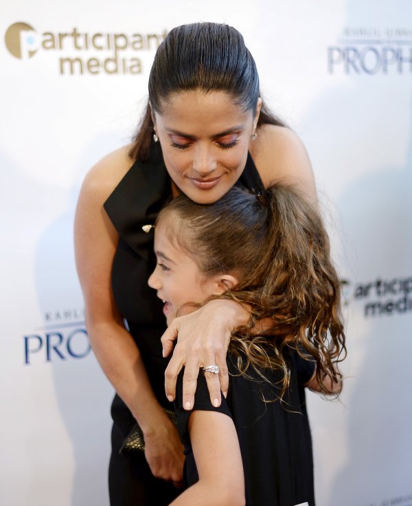 Салма Хайек с дъщеря си Палома. Снимка: Reuters