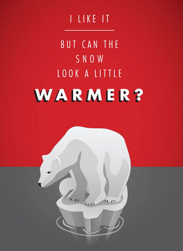 "Харесва ми...Но може ли снегът да изглежда малко по-топъл?", Снимка: designswan.com