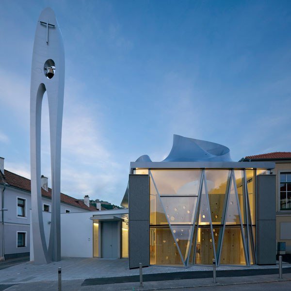 Лутерианска църква в Австрия; Снимка: architecturaldigest.com