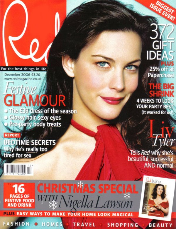 Тук актрисата позира за същото списание, но преди 8 години; Снимка: Red