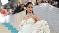 Красота и стил – Бременната Риана с нежна туту рокля в стила на Кари Брадшоу