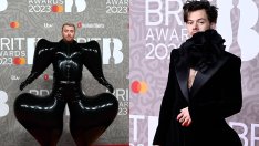 Сам Смит като балон, Хари Стайлс с огромно цвете – мъжете на тазгодишните БРИТ