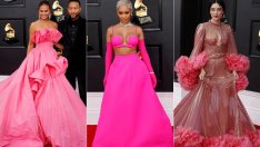 Пролетна мода – код розово на наградите Grammys 2022