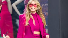 Мода 2022 – Хайди Клум с костюм от 3 части