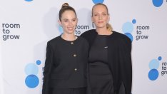 Ума Търман и дъщеря ѝ Мая Хоук са като сестри на червения килим