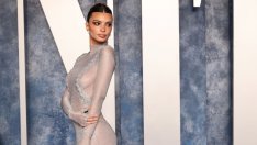 Емили Ратайковски в секси фотосесия като легенда на Холивуд