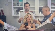 Кейт Бекинсейл пя в столичен бар