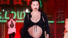 Адриана Лима дефилира в напреднала бременност за Александър Уанг