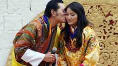 Кралят и кралицата на Бутан празнуват годишнина през октомври