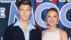 Скарлет Йохансон се появи сияеща със съпруга си Колин Джост