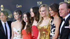 Дебют: Никол Кидман за първи път мина по червения килим с дъщерите си Съндей и Фейт