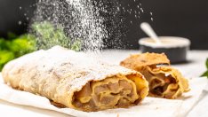 Лесен щрудел със сотирани круши