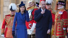 Принц Уилям, принцеса Кейт Мидълтън, кралица Камила и крал Чарлз, посрещнаха германския президент 