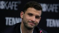 Григор Димитров и специалната торта за рождения му ден