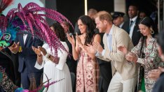 Британците критикуват Меган Маркъл и принц Хари за посещението им в Колумбия