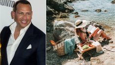 Алекс Родригес в компанията на руса жена. Влюбен ли е отново? 