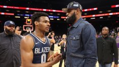 Леброн Джеймс с новини за състоянието на сина си