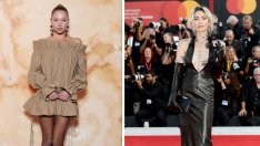 Красота и стил – Лила Мос и Парис Джексън с елегантни рокли в Барселона