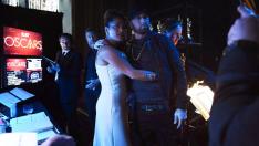 Оскари 2020: Салма Хайек изляла цялата си вода върху Еминем