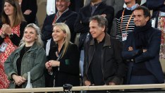 Семейна вечер – Бен Стилър заведе любимите си жени на тенис мач