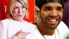 Марта Стюарт излезе на вечеря с Дрейк