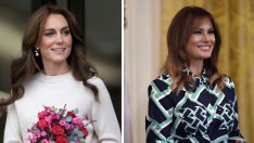 Бъдещата кралица Кейт Мидълтън посреща първата дама Мелания Тръмп в замъка Уиндзор
