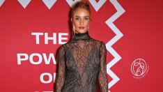 Визия на деня – Роузи Хънтингтън-Уайтли впечатли с прозрачна рокля