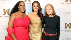 Меган Маркъл избра златна рокля за поредната си награда