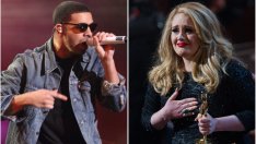 Дрейк чул първи новите песни на Адел