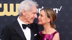 Харисън Форд се просълзи заради съпругата си Калиста Флокхарт 