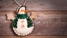 Твори с Tialoto: Снежен човек от филц