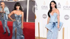 Кейти Пери с любимия деним на червения килим