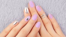 Нов маникюр – лавандулови нокти за лятото