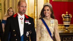 Принц Уилям и принцеса Кейт бяха водещи на бляскавия държавен банкет в чест на Тръмп