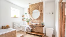 Тенденции в интериора на банята – потопете се в лукс с масивна дървесина