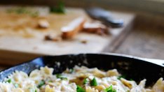 Пиле Алфредо с фарфале