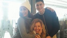 Никол Шерцингер грее до майката на Гришо