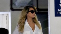 Ким Кардашян разхожда гордо новата си руса коса