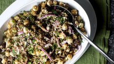 Салата от леща и нахут