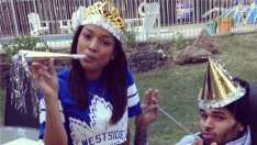 Каруче не пропусна рождения ден на Крис Браун. Чака го да излезе от затвора