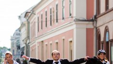 С колело на работа