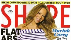 Марая Кери показва изваяни форми във фитнес списание