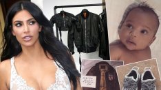 Ким показа гардероба на бебето Сейнт Уест