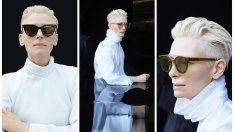 Тенденции в слънчевите очила с Тилда Суинтън