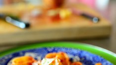 Паста с печени червени чушки