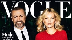 Кейт Мос и Джордж Майкъл – нетипичният тандем на корицата на Vogue