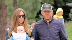 Гай Ричи разходи дъщеря си и годеницата си из Ел Ей