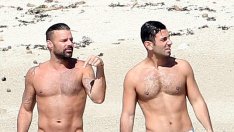 Рики Мартин и годеникът му като Аполон и Адонис